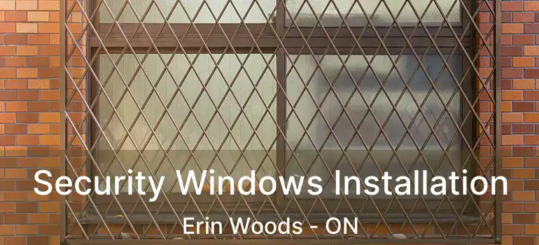  Security Windows Installation Erin Woods - ON