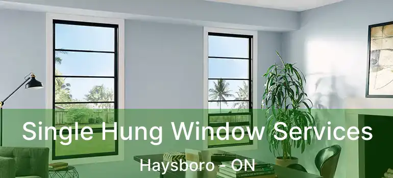  Single Hung Window Services Haysboro - ON