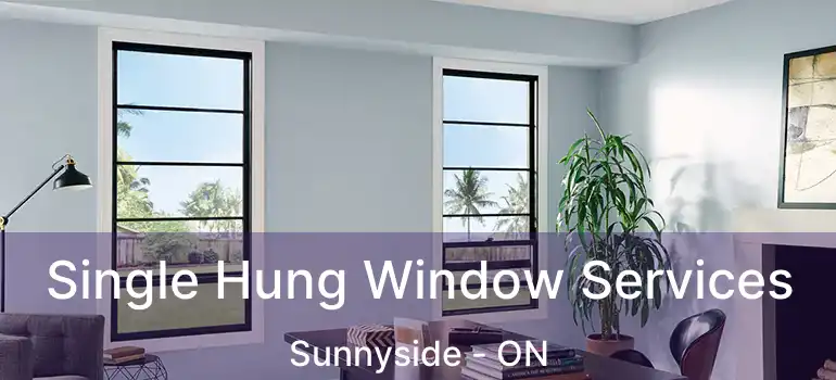  Single Hung Window Services Sunnyside - ON