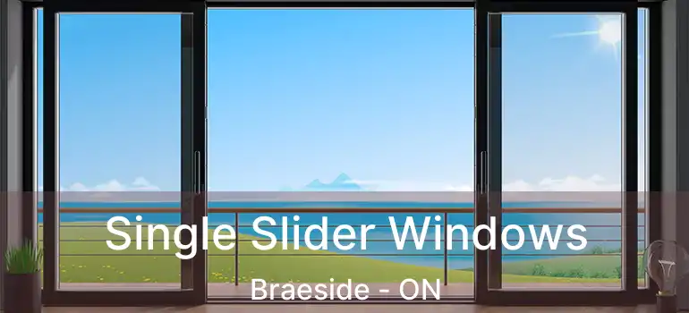 Single Slider Windows Braeside - ON