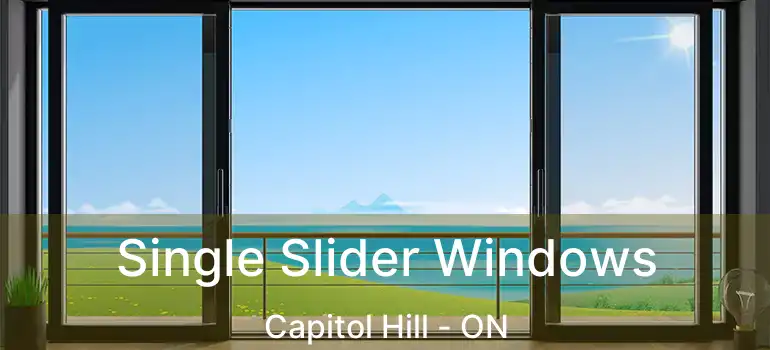  Single Slider Windows Capitol Hill - ON