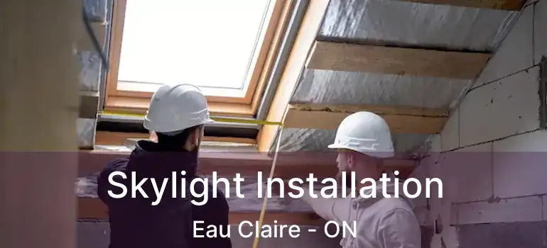  Skylight Installation Eau Claire - ON
