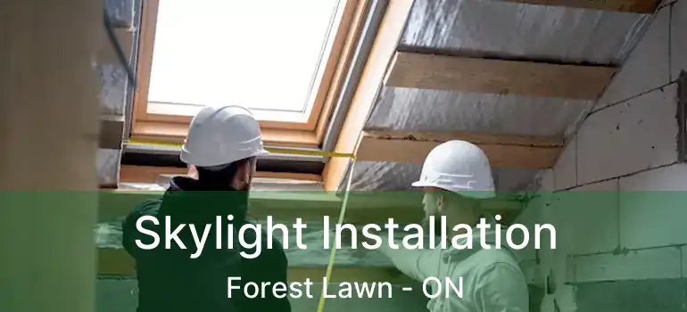  Skylight Installation Forest Lawn - ON