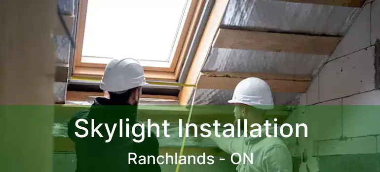  Skylight Installation Ranchlands - ON