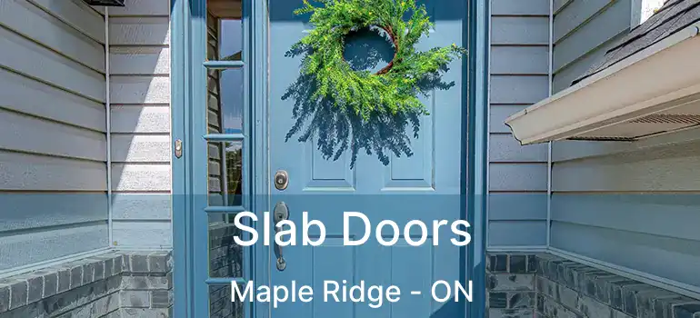  Slab Doors Maple Ridge - ON