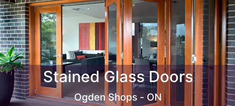  Stained Glass Doors Ogden Shops - ON