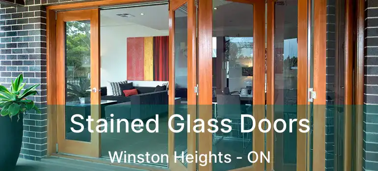  Stained Glass Doors Winston Heights - ON