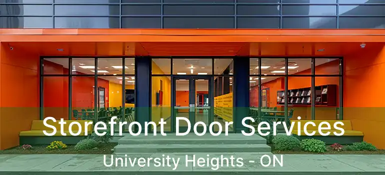  Storefront Door Services University Heights - ON