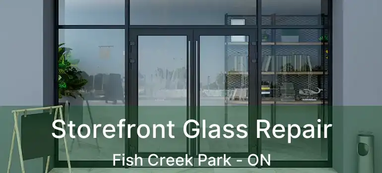  Storefront Glass Repair Fish Creek Park - ON