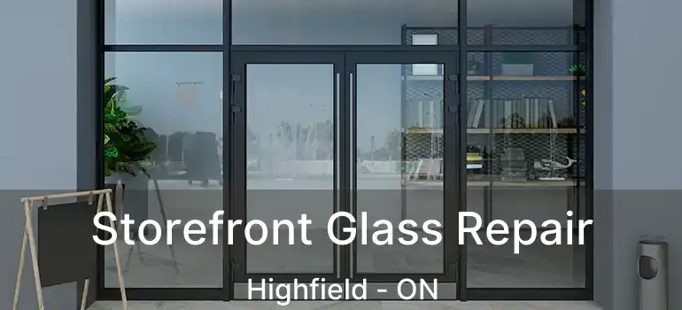  Storefront Glass Repair Highfield - ON