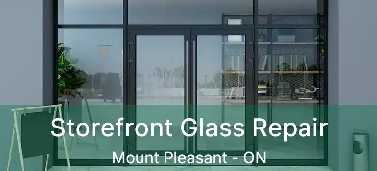  Storefront Glass Repair Mount Pleasant - ON