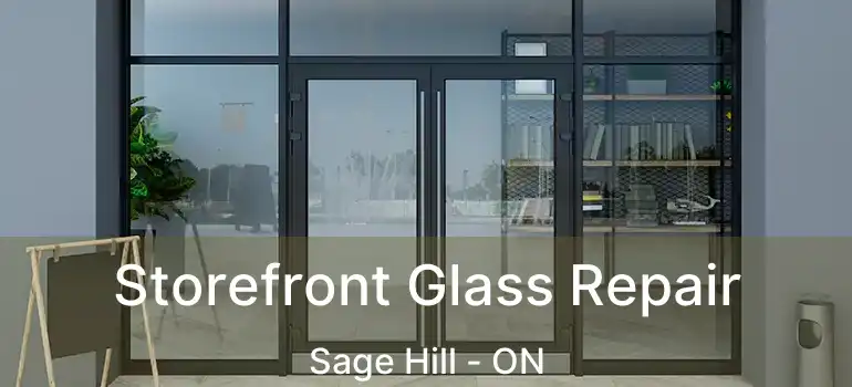  Storefront Glass Repair Sage Hill - ON