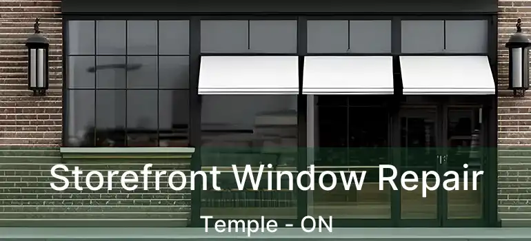  Storefront Window Repair Temple - ON