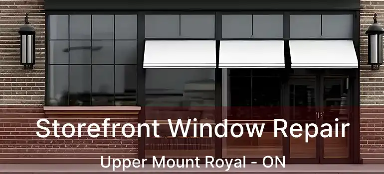  Storefront Window Repair Upper Mount Royal - ON