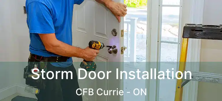  Storm Door Installation CFB Currie - ON