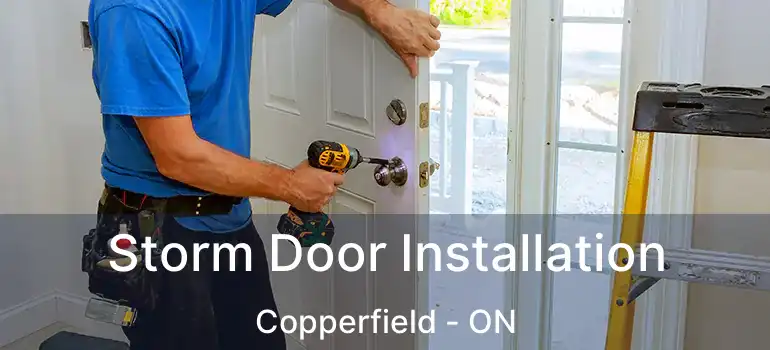  Storm Door Installation Copperfield - ON