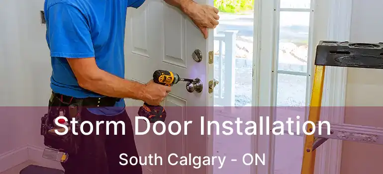  Storm Door Installation South Calgary - ON