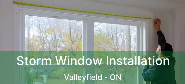  Storm Window Installation Valleyfield - ON