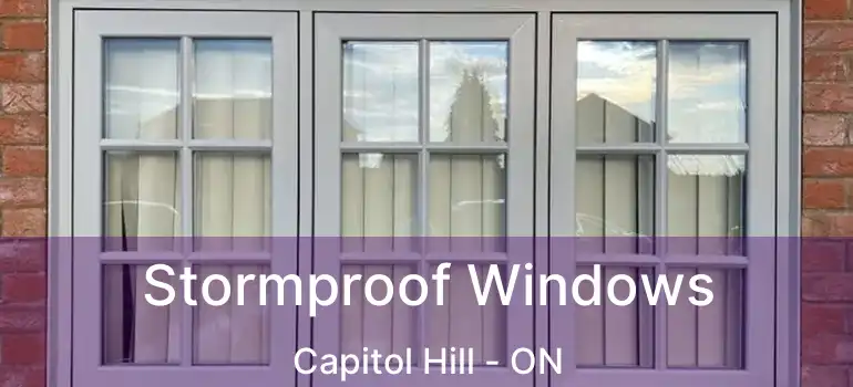  Stormproof Windows Capitol Hill - ON