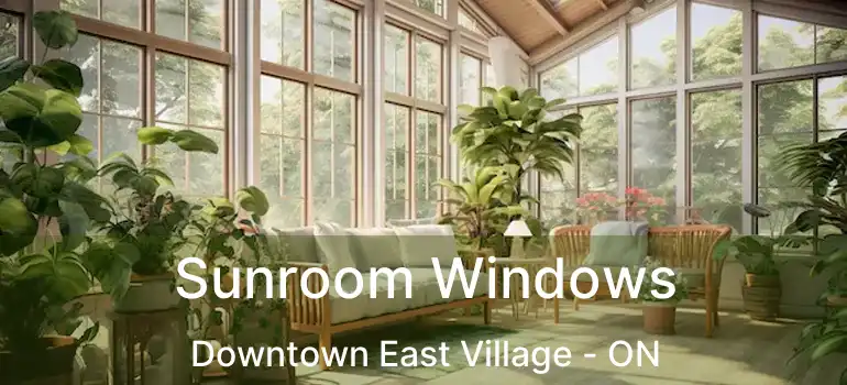  Sunroom Windows Downtown East Village - ON