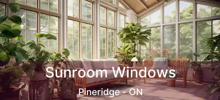  Sunroom Windows Pineridge - ON
