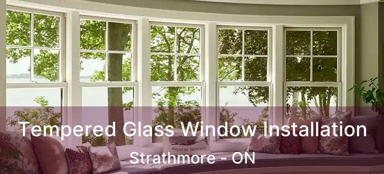  Tempered Glass Window Installation Strathmore - ON