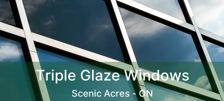  Triple Glaze Windows Scenic Acres - ON