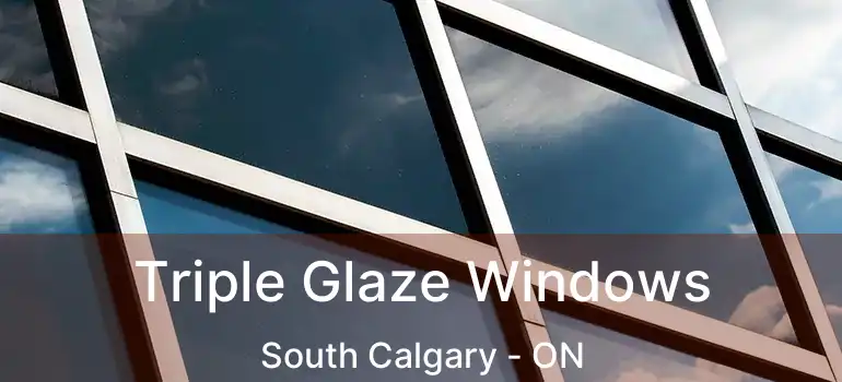  Triple Glaze Windows South Calgary - ON