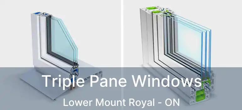  Triple Pane Windows Lower Mount Royal - ON