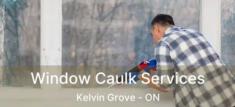  Window Caulk Services Kelvin Grove - ON