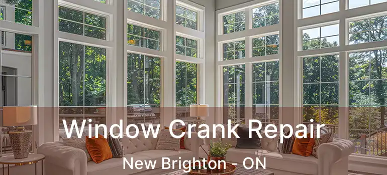  Window Crank Repair New Brighton - ON