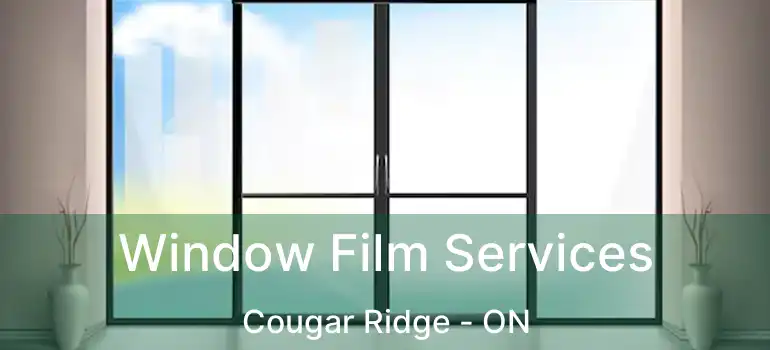  Window Film Services Cougar Ridge - ON