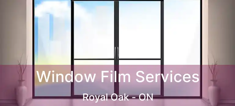  Window Film Services Royal Oak - ON