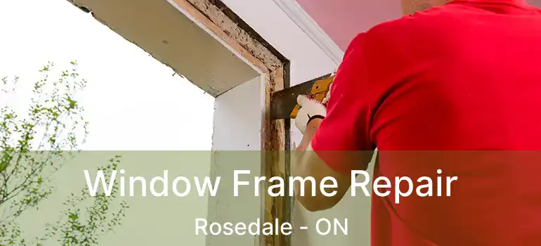  Window Frame Repair Rosedale - ON