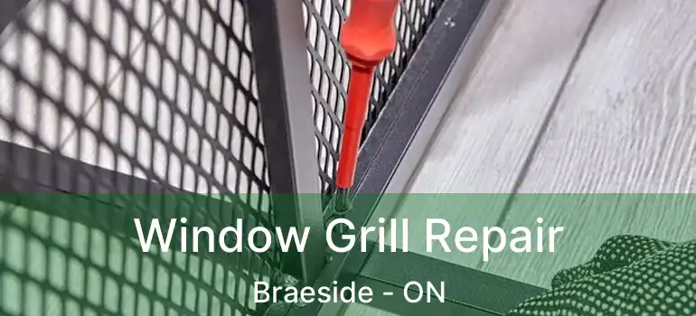  Window Grill Repair Braeside - ON