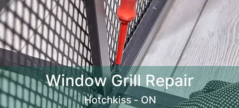  Window Grill Repair Hotchkiss - ON