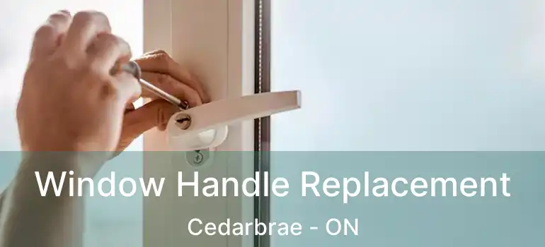  Window Handle Replacement Cedarbrae - ON
