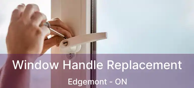  Window Handle Replacement Edgemont - ON
