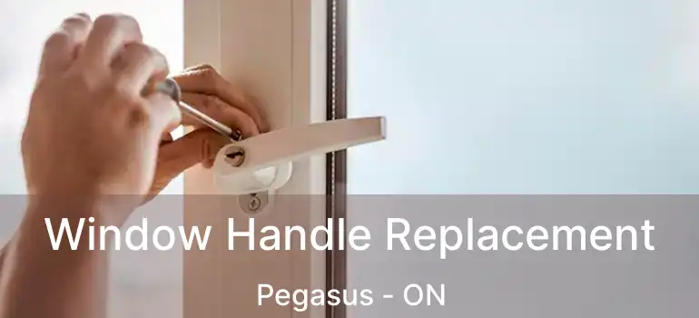  Window Handle Replacement Pegasus - ON