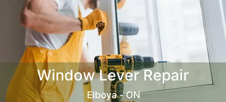 Window Lever Repair Elboya - ON
