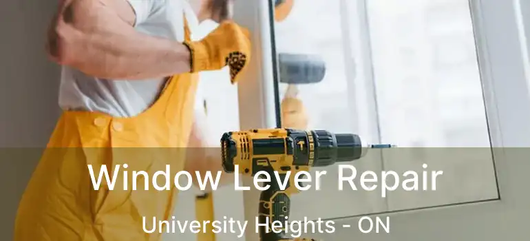  Window Lever Repair University Heights - ON