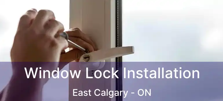  Window Lock Installation East Calgary - ON