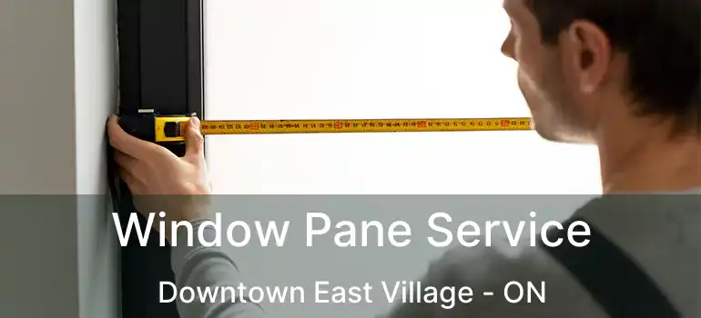  Window Pane Service Downtown East Village - ON