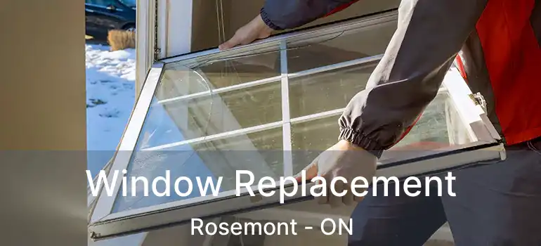  Window Replacement Rosemont - ON