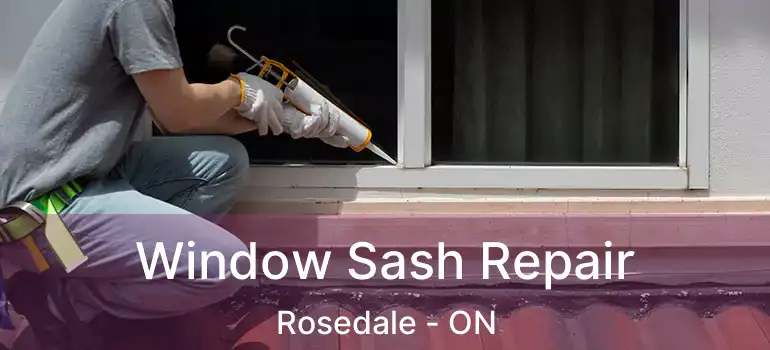  Window Sash Repair Rosedale - ON