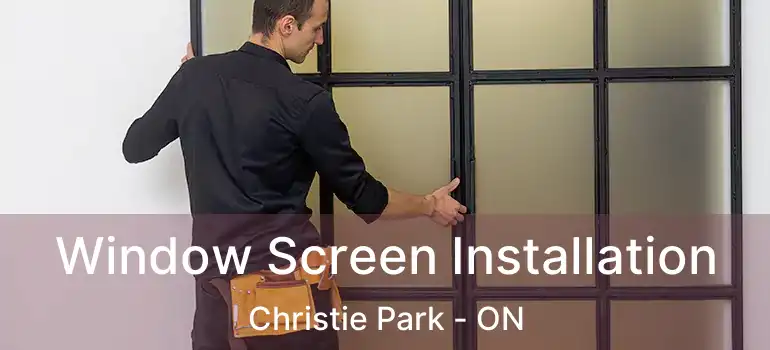  Window Screen Installation Christie Park - ON