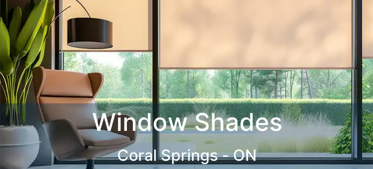  Window Shades Coral Springs - ON
