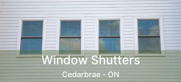  Window Shutters Cedarbrae - ON