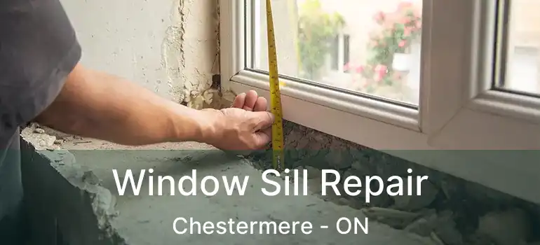  Window Sill Repair Chestermere - ON