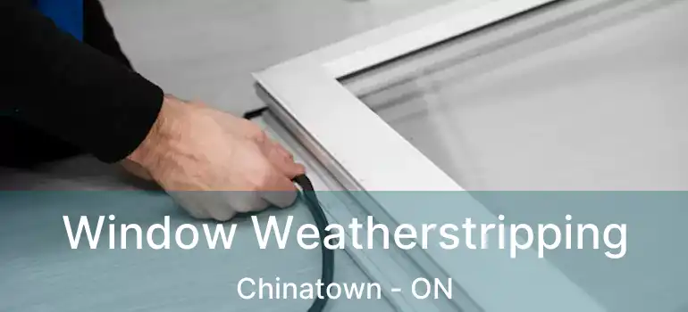  Window Weatherstripping Chinatown - ON